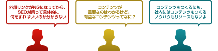 コンテンツ制作における悩み