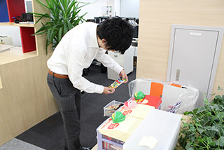 18:30 グリコボックスのお菓子タイム